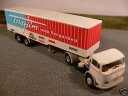 【送料無料】ホビー 模型車 車 レーシングカー セミトレーラプラスチックフィルム187 brekina mb 328338 semiremorque film plastique 48590