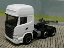 【送料無料】ホビー 模型車 車 レーシングカー スカニアトップライントターホワイトブラックシャーシ187 herpa scania r topline 2013 tracteur 3 axe blanc chassis noir(3)