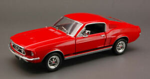 【送料無料】ホビー　模型車　車　レーシングカー フォードムスタングモデルford mustang gt 1967 red 124 model 2688 welly