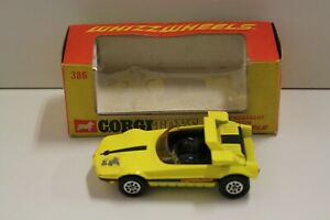 ホビー　模型車　車　レーシングカー コーギーラナバウトcorgi no 386 bertone runabout barchetta jaune boxedoriginal 1970