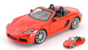 yzzr[@͌^ԁ@ԁ@[VOJ[ |VF{NX^[JuIIWfporsche 718 boxster cabriolet orange 124 model 21087o bburago