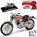 【送料無料】ホビー 模型車 車 レーシングカー シェルパベースアトラスオートバイモデルbultaco sherpa argent rouge 1965 avec socle 124 atlas modele moto avec ou oh