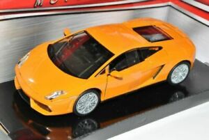 ホビー　模型車　車　レーシングカー ランボルギーニガヤルドオレンジオートカットモデルlamborghini gallardo lp5604 orange coupe 20032013 124 motormax modele auto