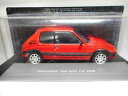 ホビー　模型車　車　レーシングカー プジョービンテージオートアシェットpeugeot 205 gti 19 red 1988 auto vintage inolvidables salvat hachette 124