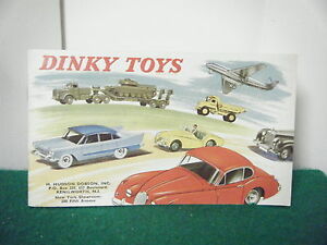 ホビー　模型車　車　レーシングカー カタログアメリカカタログページdinky catalogue usa 1959 catalogue 32 pages prix