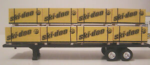 【送料無料】ホビー　模型車　車　レーシングカー スケールトレーラースキードゥセット164 scale trailer loads set of 12 shipping included ski doo