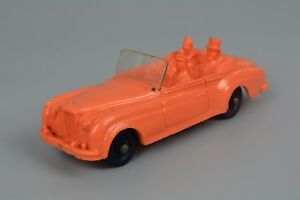 【送料無料】ホビー　模型車　車　レーシングカー ノルウェービンテージレールダルゴムビニールロールオレンジvintage tomte laerdal de norvege en caoutchoucvinyle rolls roycebentley orange