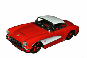 ̵ۥۥӡϷ֡֡졼󥰥 ܥ졼٥åȥڥåɥۥ磻ȥǥchevrolet corvette c1 coupe rouge blanc 19531962 124 jada modele auto avec