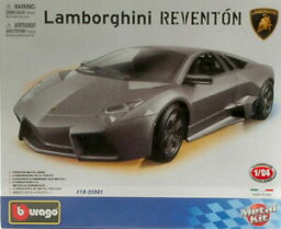 【送料無料】ホビー　模型車　車　レーシングカー ランボルギーニメタルキットモデルlamborghini reventon 2007 metal kit 124 model 25081 bburago