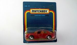 ホビー　模型車　車　レーシングカー マッチサーブターボmatchbox 164 saab 9000 turbo