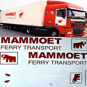 【送料無料】ホビー 模型車 車 レーシングカー ボルボリーファーデカールデカールvolvo fh 12 daf xf avec mammoet reefer 124 autocollant decalcomanie