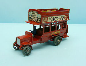 【送料無料】ホビー　模型車　車　レーシングカー バスマッチモデル13848 matchbox models of yesterday bus type b denwars