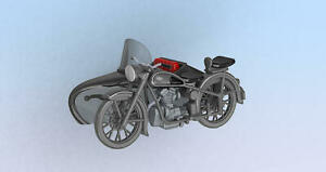 ホビー　模型車　車　レーシングカー サイドカーオートバイkres 1120 awo 425 tmoto avec sidecar