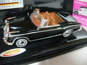 【送料無料】ホビー　模型車　車　レーシングカー スピードカブリオレ143 vitesse mb 220 se cabriolet noir 28620