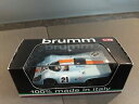 【送料無料】ホビー 模型車 車 レーシングカー ポルシェルマンbrumm 143 porsche 917 k le mans 1970 gulf