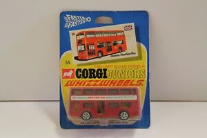 【送料無料】ホビー　模型車　車　レーシングカー コーギーバスオープンオリジナルcorgi juniors no 55 daimler fleetline bus rouge n..