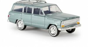 【送料無料】ホビー　模型車　車　レーシングカー ジープu187 brekina jeep wagonneer grunmetallic 19853