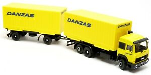 ホビー　模型車　車　レーシングカー herpa 140287 iveco turbo star conteneur hangerzug wolstenholme jaune pilotage 187 h0