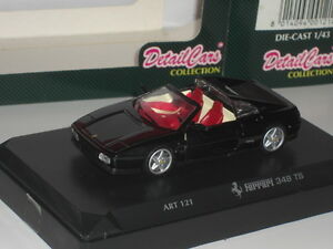 ferrari 348 ts noir detailcars 143フェラーリ※注意※NYからの配送になりますので2週間前後お時間をいただきます。人気の商品は在庫が無い場合がございます。ご了承くださいませ。サイズの種類の商品は購入時の備考欄にご希望のサイズをご記載ください。　携帯メールでの登録ですと楽天からのメールが届かない場合がございます。