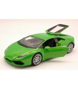 ホビー　模型車　車　レーシングカー ランボルギーニグリーンlamborghini huracan 2014 green 124