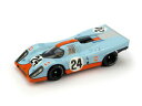 【送料無料】ホビー 模型車 車 レーシングカー ミニチュアスケールポルシェキロスパminiature voiture echelle 143 brumm porsche 917k gulf n24 winner 1000 km spa(3)