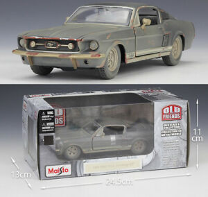 ホビー　模型車　車　レーシングカー フォードムスタングミニチュアミニチュアカーmaisto 124 ford 1967 mustang gt alliage vehicule miniature voiture miniature