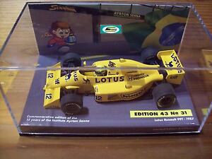 【送料無料】ホビー　模型車　車　レーシングカー アイルトンセナロータスターボルノー143 ayrton senna no 31 lotus 99 t renault turbo 1987