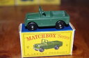 【送料無料】ホビー　模型車　車　レーシングカー マッチランドローバーボックスmatchbox lesney 12 land rover military comme neuf dans rare perfect d1 box