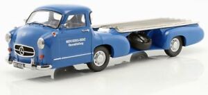 ホビー　模型車　車　レーシングカー スケールベンツレーシングiscalemercedesbenz racing car transporter le blue wonder echelle 118