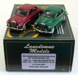 【送料無料】ホビー　模型車　車　レーシングカー ランズダウンモデルスケールlansdowne models echelle 143 ldm3x ldm70x 1956 mg magnette 1957 wolseley 1550