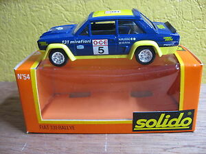 【送料無料】ホビー 模型車 車 レーシングカー ビンテージミントフィアットモロッコラリー143 solido vintage mint ref 54 fiat 131 rallye du maroc