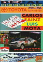 【送料無料】ホビー 模型車 車 レーシングカー デカールトヨタセリカグアテマラサインツニュージーランドdecal toyota celica gt4 c sainz zealand r 1991 winner 02(3)