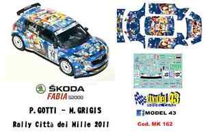 ̵ۥۥӡϷ֡֡졼󥰥 ǥ륷女եӥ꡼åǥߥådecal 143 skoda fabia s2000 gotti rally citta dei mille 2011