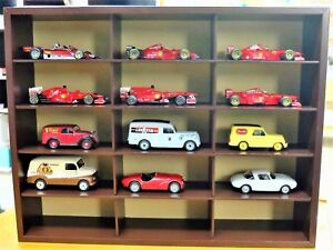 【送料無料】ホビー　模型車　車　レーシングカー ミニチュアbacheca modellini legno modellismo espositore esposizione 143 car miniature