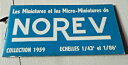 【送料無料】ホビー 模型車 車 レーシングカー カタログancien petit catalogue de voiture norev 1959 143 et 186 n3(3)