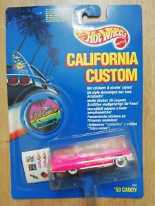 【送料無料】ホビー 模型車 車 レーシングカー ホットホイールカリフォルニアカスタムキャディローズhot wheels mattel california custom 59 caddy 1989rose 2097