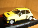 【送料無料】ホビー 模型車 車 レーシングカー ルノーターボイエローミントrenault 5 turbo yellow 143 mint