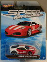 【送料無料】ホビー　模型車　車　レーシングカー ホットホイールスピードマシンフェラーリチャレンジhot wheels speed machines ferrari f430 challenge w2321