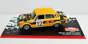 【送料無料】シートモンテカルロ＃スケール：Seat 124D S1800 Rallye Monte-Carlo 1977 #12 Scale 1:43