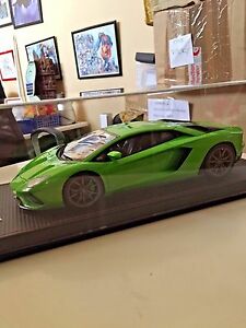 コレクションランボルギーニグリーン限定：MR Collection Lamborghini Aventador S Green Limited Edition 1:18