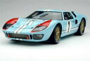 【送料無料】：フォード第ルマン時間マイルヒューム1:10 Exoto 1966 Ford GT40 MK II Second 1966 Le Mans 24 hours Miles/Hulme Mib