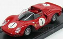 【送料無料】フェラーリ#ニュルブルクリンクレッドモデルボックス:のモデルFerrari P2 #1 Nurburgring 1965 Red Model Box 1:43 MB8448 Model