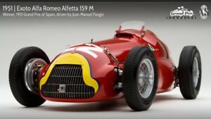 【送料無料】アルファロメオスペイン＃Alfa romeo alfetta 159 j. manuel fangio G.P spain gpc97240 #22 exoto 1/18