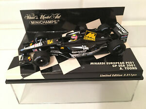 【送料無料】ミナルディ欧州＃（）1/43 minardi european ps01 - #20 A. Yoong (2001)