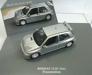 【送料無料】ユニバーサル趣味：台のルノークリオマキシプレゼンテーションシルバーシルバーUniversal hobbies 1:43 cars renault clio maxi Presentation Silver Silver