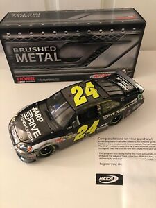 【送料無料】：ジェフ・ゴードンつや消しメタルレアアクション1:24 Jeff Gordon 2012 AARP DTEH Brushed Metal Rare Action 1/291