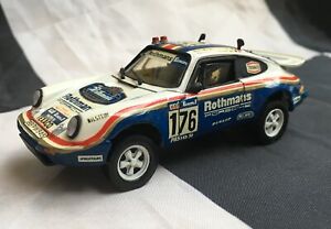 【送料無料】ミニレーシング手の構築されたロスマンズポルシェパリダカールホワイトメタルMINI RACING 91 1/43 HAND BUILT ROTHMANS PORSCHE 953 PARIS DAKAR 1984 WHITE METAL