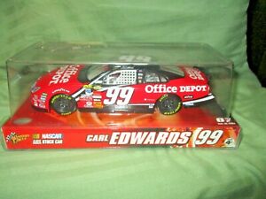 【送料無料】カール・エドワーズ＃オフィス・デポフォードフュージョン勝者の円。Carl Edwards #99 Office Depot Ford Fusion Winner's Circle Die-Cast 1/24 Sc. 2007