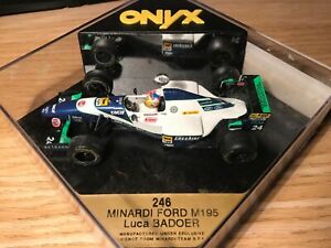 【送料無料】オニキス：ミナルディフォードルカ バドエル（車の＃ONYX 1:43 MINARDI FORD M195 LUCA BADOER F1 GP CAR 24