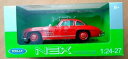 【送料無料】ホビー ・模型車・バイク レーシングカー ウェリーメルセデスベンツカーレッドwelly mercedes benz 300 sl car red 1...